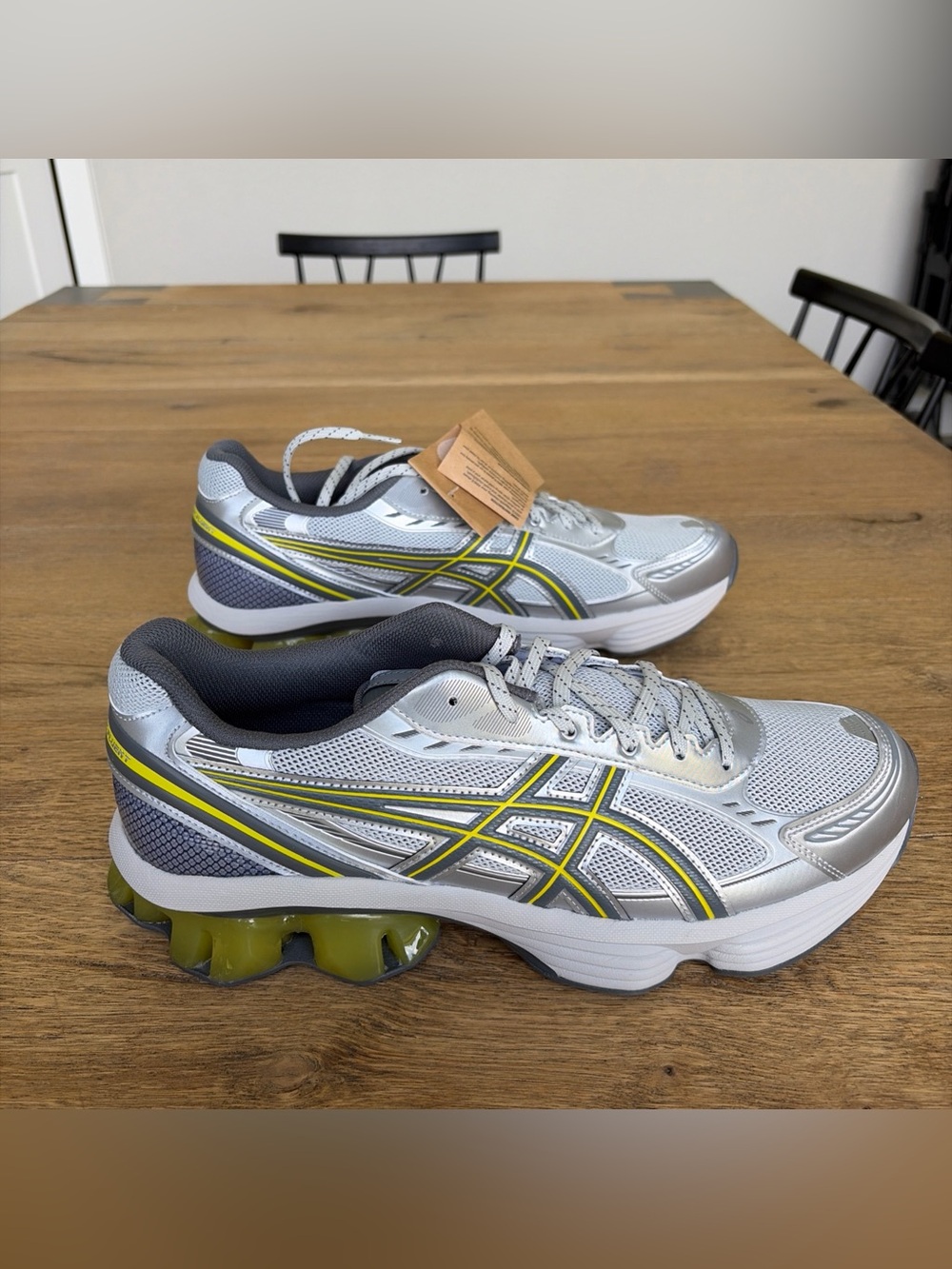 Size 12 Men’s ASICS Gel Kinetic Fluent Glacier Grey 1203A591-020 - Picture 7 of 9